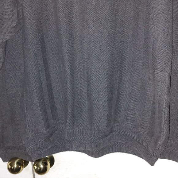 Chaps Ralph Lauren  Hand Framed Gray Sweater  Sz XL - Picture 2 of 5